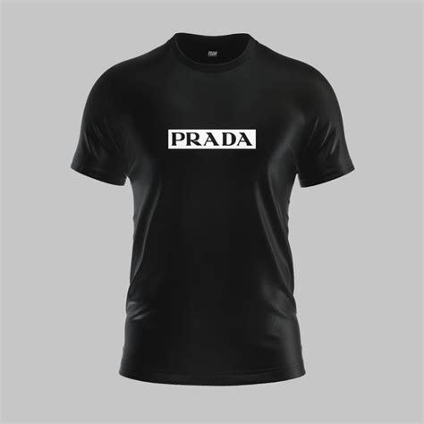 prada blue t shirt|prada graphic tee.